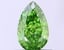 0.57 Ct. Fancy Vivid Green Pear Lab Grown Diamond