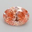 2.01 Ct. Fancy Vivid Pink Oval Lab Grown Diamond