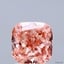 1.04 Ct. Fancy Vivid Green Princess Lab Grown Diamond