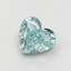 0.74 Ct. Fancy Intense Green Heart Lab Grown Diamond