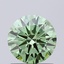 0.84 Ct. Fancy Vivid Green Round Lab Grown Diamond