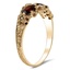 The Odalys Ring, smalltop view on a hand