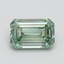 1.01 Ct. Fancy Vivid Green Emerald Lab Grown Diamond