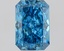 1.21 Ct. Fancy Vivid Blue Radiant Lab Grown Diamond