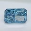 5.07 Ct. Fancy Vivid Malibu Blue Radiant Lab Grown Diamond