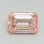 1.09 Ct. Fancy Intense Pink Emerald Lab Grown Diamond