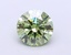 1.01 Ct. Fancy Vivid Green Round Lab Grown Diamond