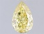 1.02 Ct. Fancy Intense  Yellow Pear Lab Grown Diamond