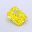 1.47 Ct. Fancy Vivid  Yellow Radiant Lab Grown Diamond