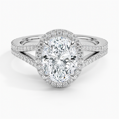 Fortuna Halo Diamond Ring - Brilliant Earth