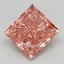 4.68 Ct. Fancy Vivid  Pink Princess Lab Grown Diamond