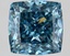 3.30 Ct. Fancy Vivid Blue Cushion Lab Grown Diamond