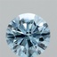 2.50 Ct. Fancy Vivid Blue Round Lab Grown Diamond
