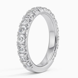 French Pavé Wedding Band