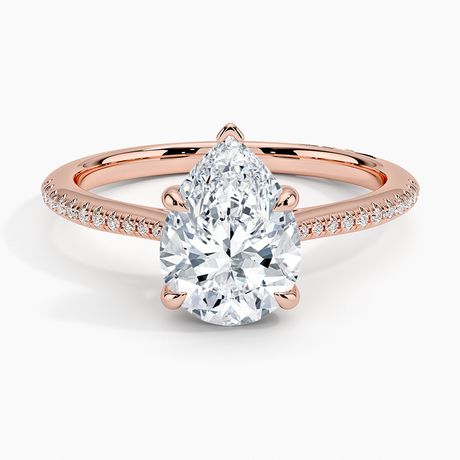 18K Rose Gold Tacori Founder's Diamond Ring