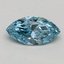 1.00 Ct. Fancy Vivid Blue Marquise Lab Grown Diamond