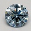 1.07 Ct. Fancy Blue Round Lab Grown Diamond