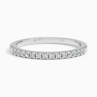 Petite French Pavé Diamond Ring