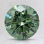 2.04 Ct. Fancy Vivid Pacific Green Round Lab Grown Diamond