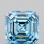 1.02 Ct. Fancy Vivid Blue Asscher Lab Grown Diamond
