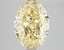 5.04 Ct. Fancy Vivid Yellow Oval Lab Grown Diamond