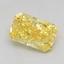 1.05 Ct. Fancy Vivid  Yellow Radiant Lab Grown Diamond