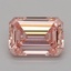 1.06 Ct. Fancy Vivid Pink Emerald Lab Grown Diamond