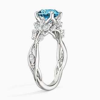 Secret Garden Malibu Blue Lab Diamond Ring (2 ct. tw.)