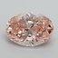 3.03 Ct. Fancy Intense Pink Oval Lab Grown Diamond