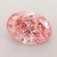 3.01 Ct. Fancy Vivid  Pink Oval Lab Grown Diamond