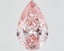 10.64 Ct. Fancy Intense Pink Pear Lab Grown Diamond