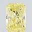 0.83 Ct. Fancy Intense Yellow Radiant Lab Grown Diamond