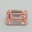 1.03 Ct. Fancy Vivid Pink Emerald Lab Grown Diamond