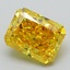 2.03 Ct. Fancy Vivid Yellow Radiant Lab Grown Diamond