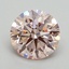 3.27 Ct. Fancy Intense Pink Round Lab Grown Diamond