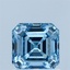 1.06 Ct. Fancy Vivid Blue Asscher Lab Grown Diamond