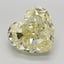 3.76 Ct. Fancy Intense Yellow Heart Lab Grown Diamond