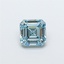 1.07 Ct. Fancy Intense Blue Asscher Lab Grown Diamond