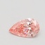 0.50 Ct. Fancy Intense Pink Pear Lab Grown Diamond