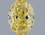 1.01 Ct. Fancy Vivid  Yellow Oval Lab Grown Diamond