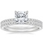 Platinum Perfect Fit Diamond Ring with Luxe Ballad Diamond Ring (1/4 ct. tw.)