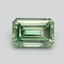 0.89 Ct. Fancy Vivid Pacific Green Emerald Lab Grown Diamond