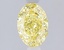 1.08 Ct. Fancy Intense  Yellow Oval Lab Grown Diamond