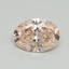 0.51 Ct. Fancy Intense Pink Oval Lab Grown Diamond