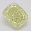 0.62 Ct. Fancy Yellow Cushion Diamond