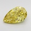 1.06 Ct. Fancy Intense Yellow Pear Lab Grown Diamond