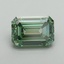 1.52 Ct. Fancy Vivid Pacific Green Emerald Lab Grown Diamond