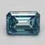 2.53 Ct. Fancy Vivid Blue Emerald Lab Grown Diamond