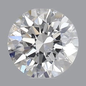 Round diamond — real photo