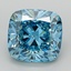 4.83 Ct. Fancy Vivid Blue Radiant Lab Grown Diamond